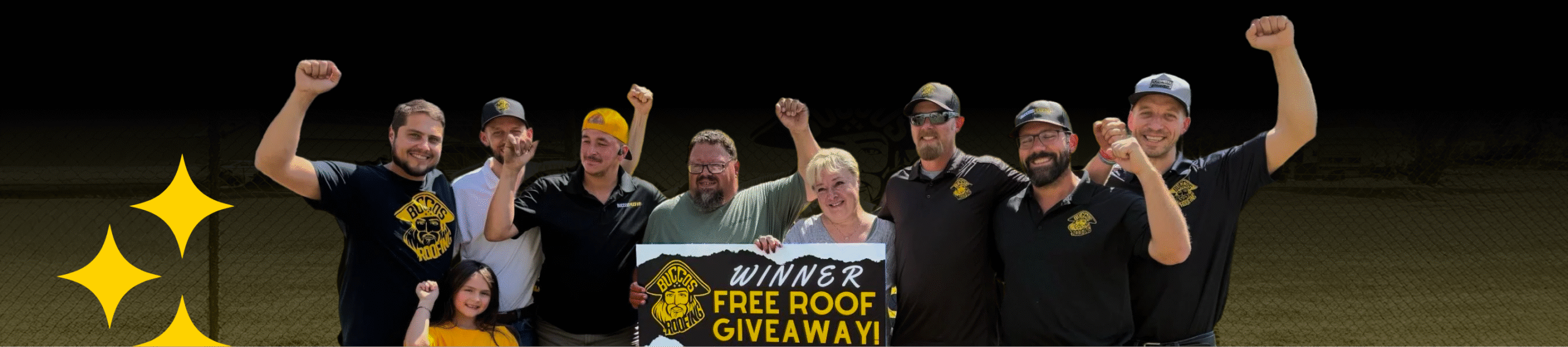 The Buccos Roofing team